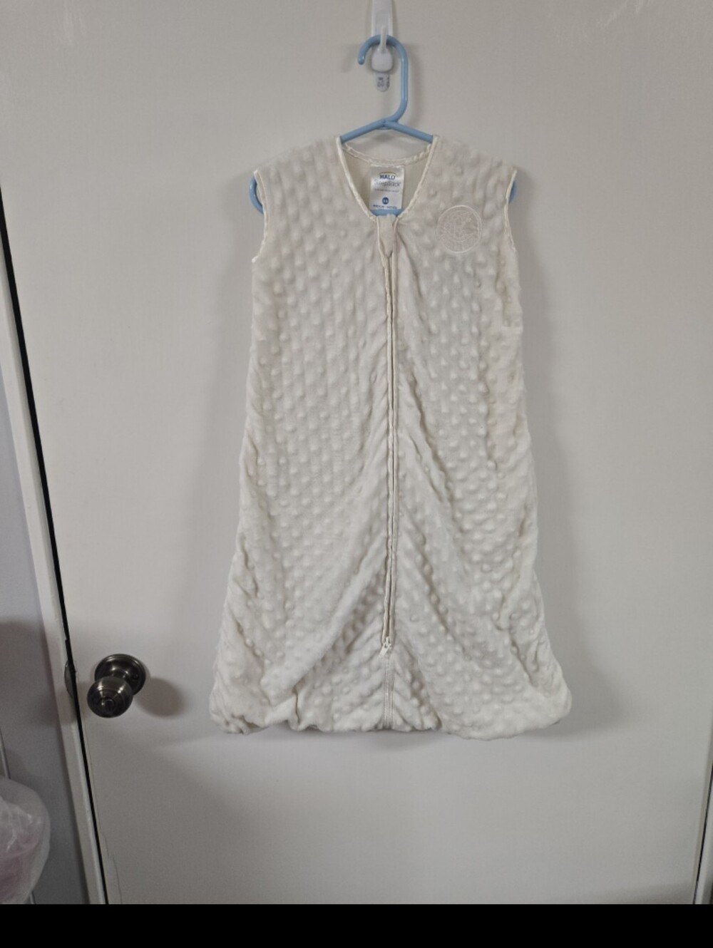 HALO SLEEPSACK Wearable Blanket Plushy Dot Velboa TOG 1.5 SZ M 6-12 MON
